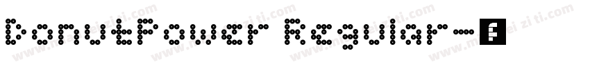 DonutPower Regular字体转换